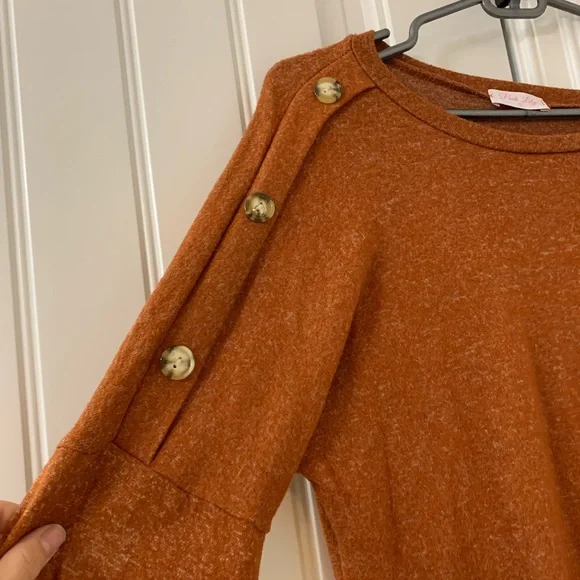Rust Drop shoulder sweater size S - Picture 3 of 6